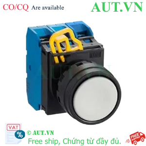 Ảnh của Nút nhấn nhả không đèn IDEC YW1B-M1E30W D22 3NO (Trắng)