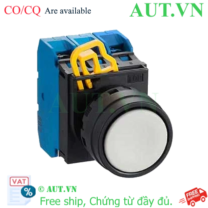 Ảnh của Nút nhấn nhả không đèn IDEC YW1B-M1E30W D22 3NO (Trắng)