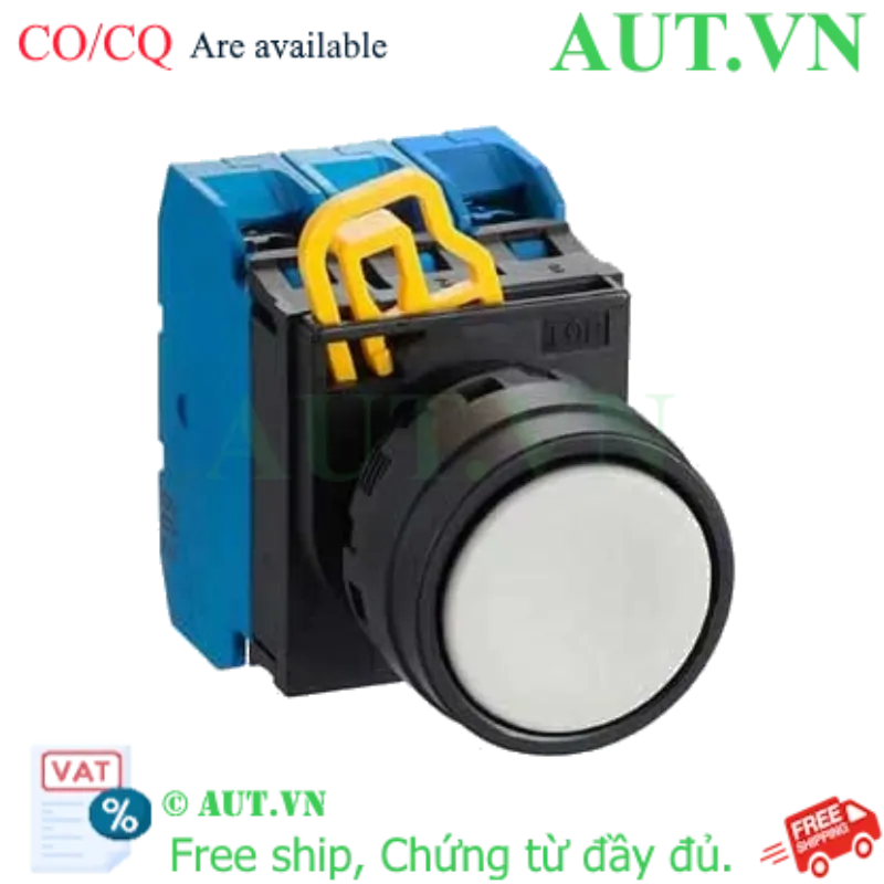 Ảnh của Nút nhấn nhả không đèn IDEC YW1B-M1E30W D22 3NO (Trắng)