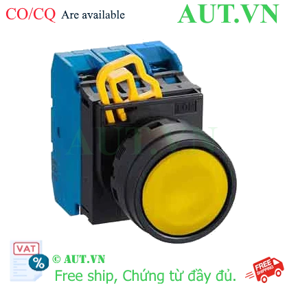 Ảnh của Nút nhấn nhả không đèn IDEC YW1B-M1E30Y D22 3NO (Vàng)