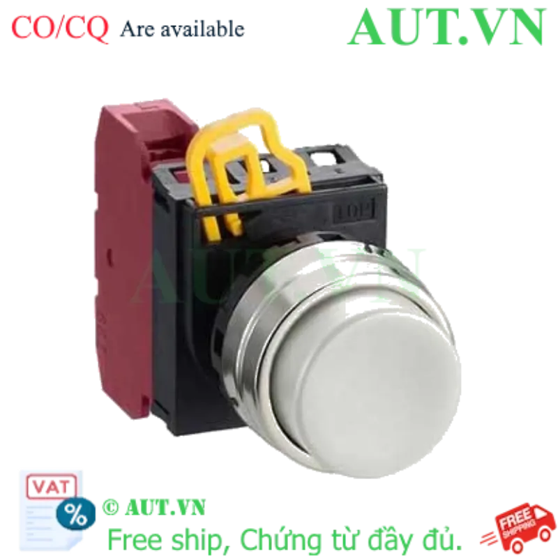 Ảnh của Nút nhấn nhả không đèn IDEC YW1B-M2E01W D22 1NC (Trắng)