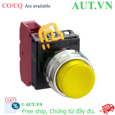 Ảnh của Nút nhấn nhả không đèn IDEC YW1B-M2E01Y D22 1NC (Vàng)