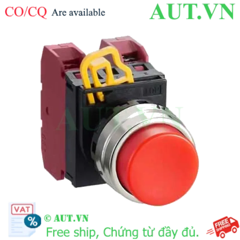 Ảnh của Nút nhấn nhả không đèn IDEC YW1B-M2E02R D22 2NC (Đỏ)