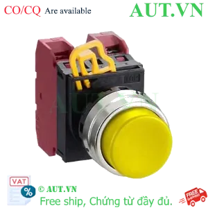 Ảnh của Nút nhấn nhả không đèn IDEC YW1B-M2E02Y D22 2NC (Vàng)
