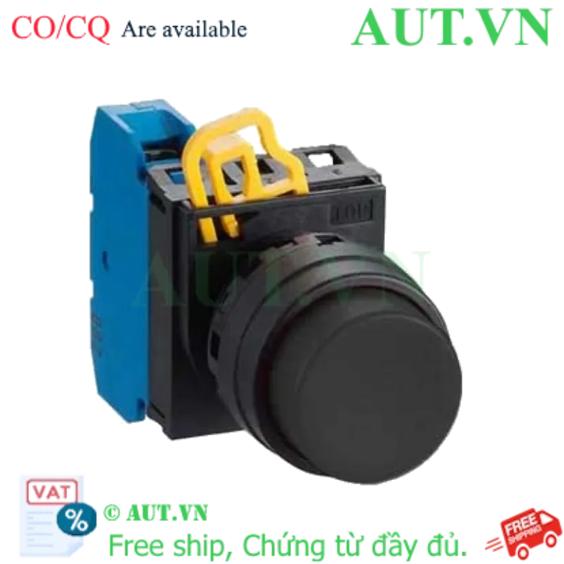 Ảnh của Nút nhấn nhả không đèn IDEC YW1B-M2E10B D22 1NO (Đen)