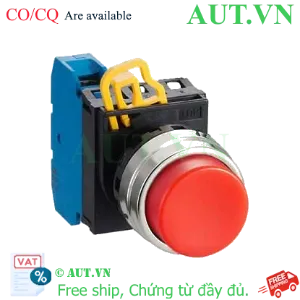 Ảnh của Nút nhấn nhả không đèn IDEC YW1B-M2E10R D22 1NO (Đỏ)