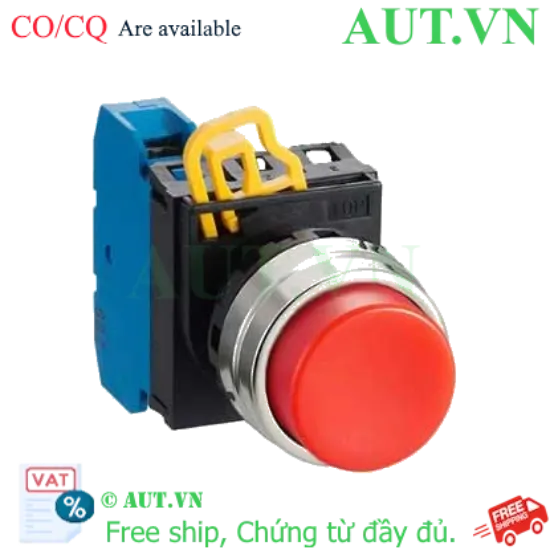 Ảnh của Nút nhấn nhả không đèn IDEC YW1B-M2E10R D22 1NO (Đỏ)