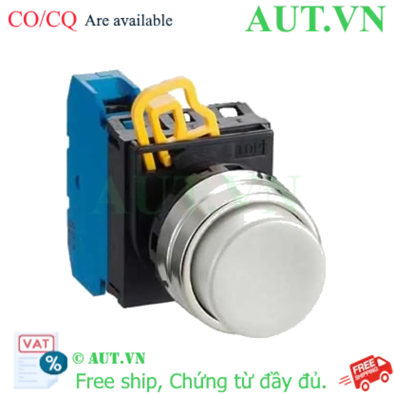 Ảnh của Nút nhấn nhả không đèn IDEC YW1B-M2E10W D22 1NO (Trắng)