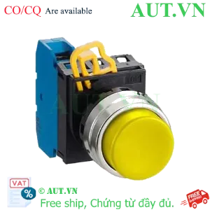 Ảnh của Nút nhấn nhả không đèn IDEC YW1B-M2E10Y D22 1NO (Vàng)