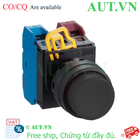 Ảnh của Nút nhấn nhả không đèn IDEC YW1B-M2E11B D22 1NO+1NC (Đen)