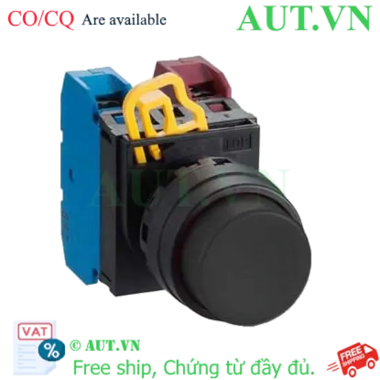 Ảnh của Nút nhấn nhả không đèn IDEC YW1B-M2E11B D22 1NO+1NC (Đen)