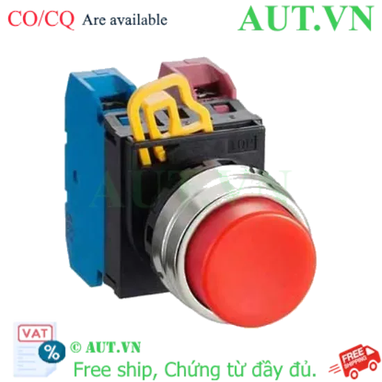 Ảnh của Nút nhấn nhả không đèn IDEC YW1B-M2E11R D22 1NO+1NC (Đỏ)