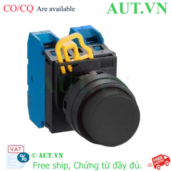 Ảnh của Nút nhấn nhả không đèn IDEC YW1B-M2E20B D22 2NO (Đen)