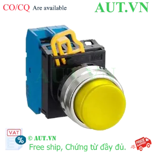 Ảnh của Nút nhấn nhả không đèn IDEC YW1B-M2E20Y D22 2NO (Vàng)
