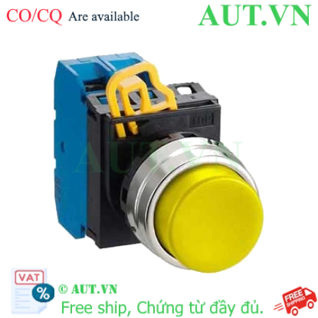 Ảnh của Nút nhấn nhả không đèn IDEC YW1B-M2E20Y D22 2NO (Vàng)