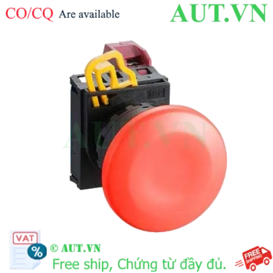 Ảnh của Nút nhấn nhả không đèn IDEC YW1B-M4E01R D22 1NC (Đỏ)