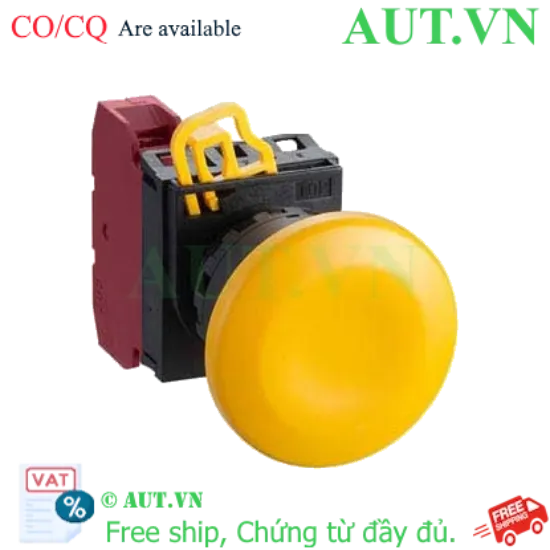 Ảnh của Nút nhấn nhả không đèn IDEC YW1B-M4E01Y D22 1NC (Vàng)
