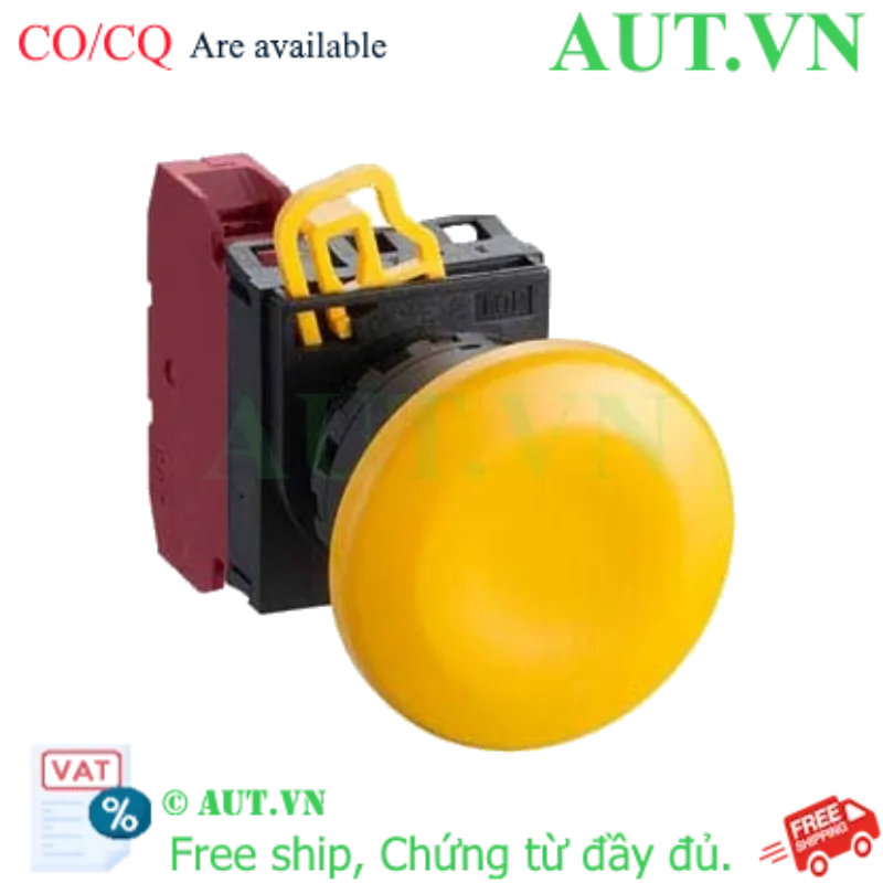 Ảnh của Nút nhấn nhả không đèn IDEC YW1B-M4E01Y D22 1NC (Vàng)