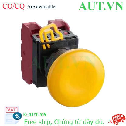 Ảnh của Nút nhấn nhả không đèn IDEC YW1B-M4E02Y D22 2NC (Vàng)