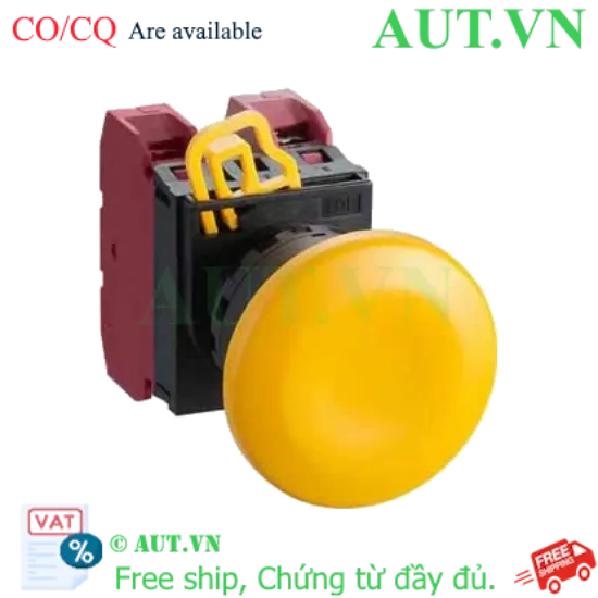 Ảnh của Nút nhấn nhả không đèn IDEC YW1B-M4E02Y D22 2NC (Vàng)