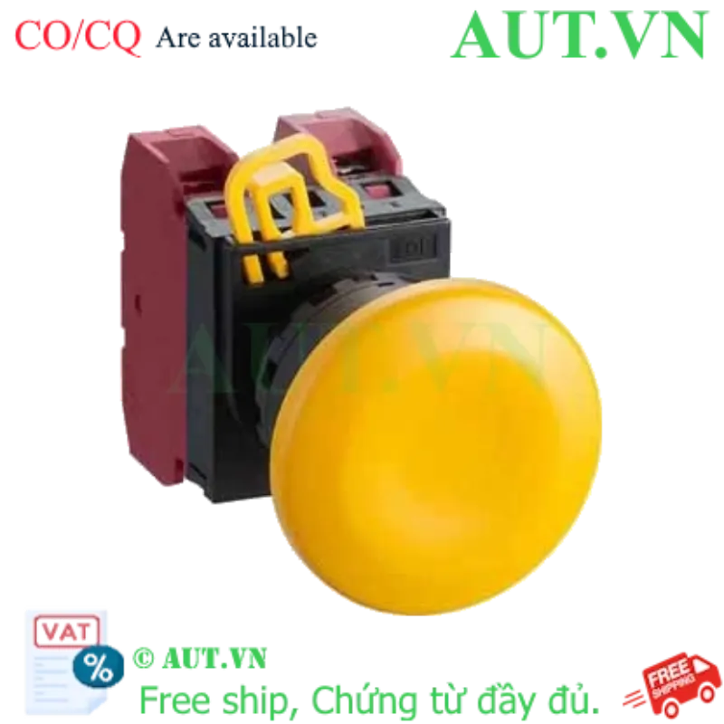 Ảnh của Nút nhấn nhả không đèn IDEC YW1B-M4E02Y D22 2NC (Vàng)