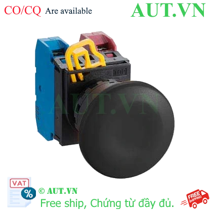 Ảnh của Nút nhấn nhả không đèn IDEC YW1B-M4E11B D22 1NO+1NC (Đen)