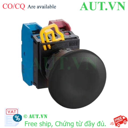 Ảnh của Nút nhấn nhả không đèn IDEC YW1B-M4E11B D22 1NO+1NC (Đen)