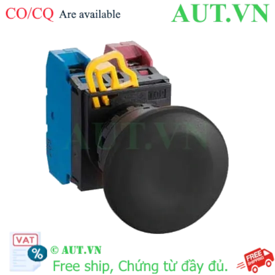 Ảnh của Nút nhấn nhả không đèn IDEC YW1B-M4E11B D22 1NO+1NC (Đen)