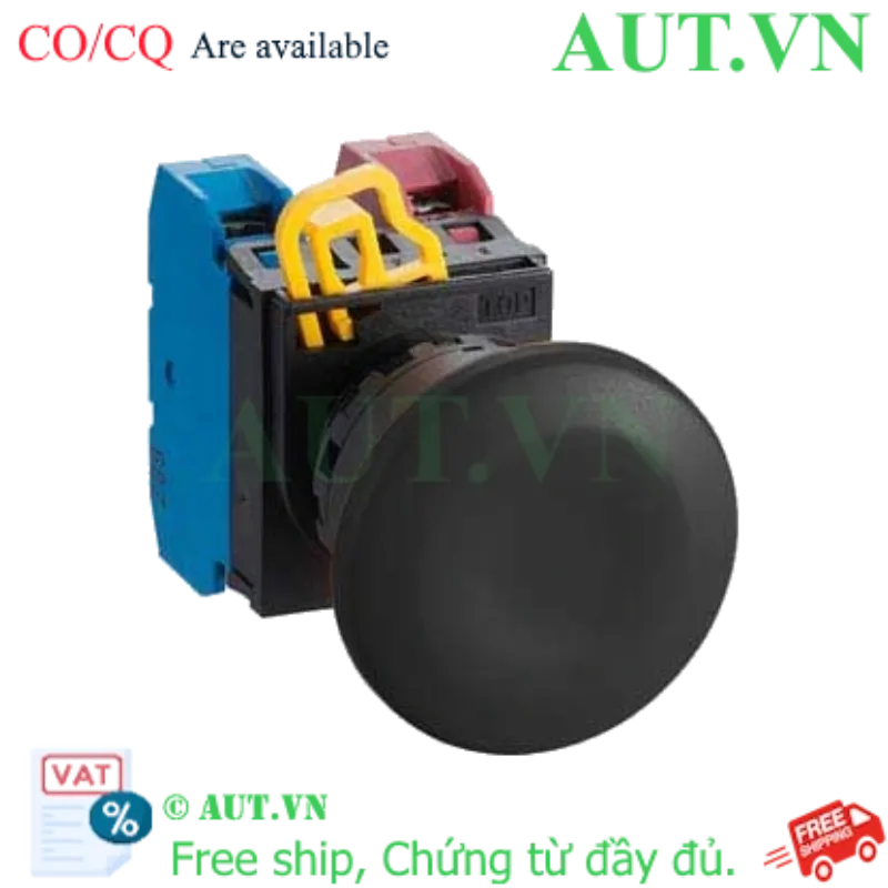 Ảnh của Nút nhấn nhả không đèn IDEC YW1B-M4E11B D22 1NO+1NC (Đen)