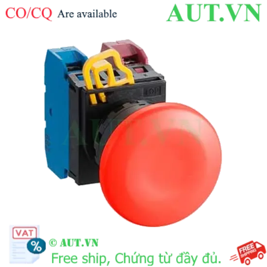 Ảnh của Nút nhấn nhả không đèn IDEC YW1B-M4E11R D22 1NO+1NC (Đỏ)