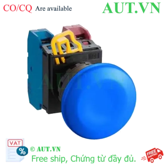 Ảnh của Nút nhấn nhả không đèn IDEC YW1B-M4E11S D22 1NO+1NC (Xanh)