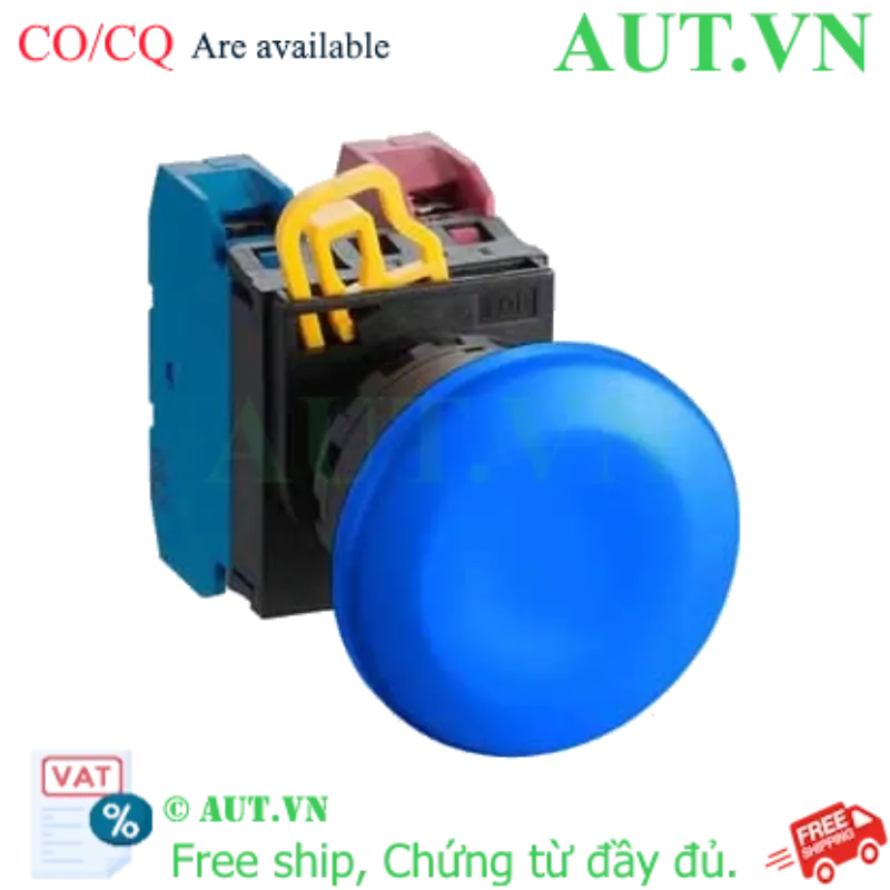 Ảnh của Nút nhấn nhả không đèn IDEC YW1B-M4E11S D22 1NO+1NC (Xanh)