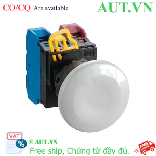 Ảnh của Nút nhấn nhả không đèn IDEC YW1B-M4E11W D22 1NO+1NC (Trắng)