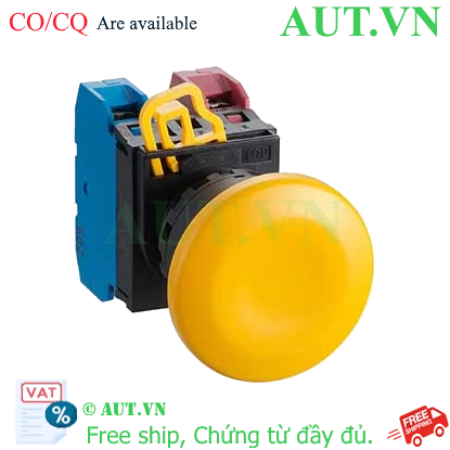 Ảnh của Nút nhấn nhả không đèn IDEC YW1B-M4E11Y D22 1NO+1NC (Vàng)
