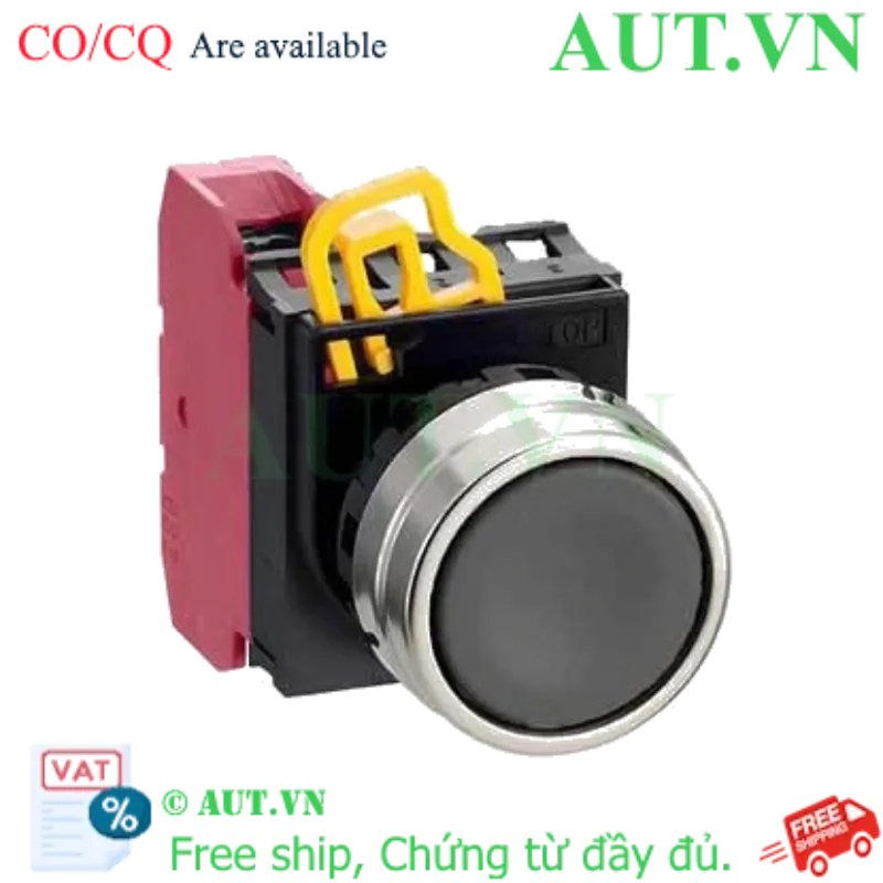 Ảnh của Nút nhấn nhả không đèn IDEC YW4B-M1E01B D22 1NC (Đen)