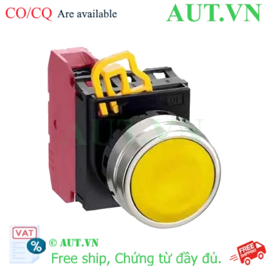 Ảnh của Nút nhấn nhả không đèn IDEC YW4B-M1E01Y D22 1NC (Vàng)