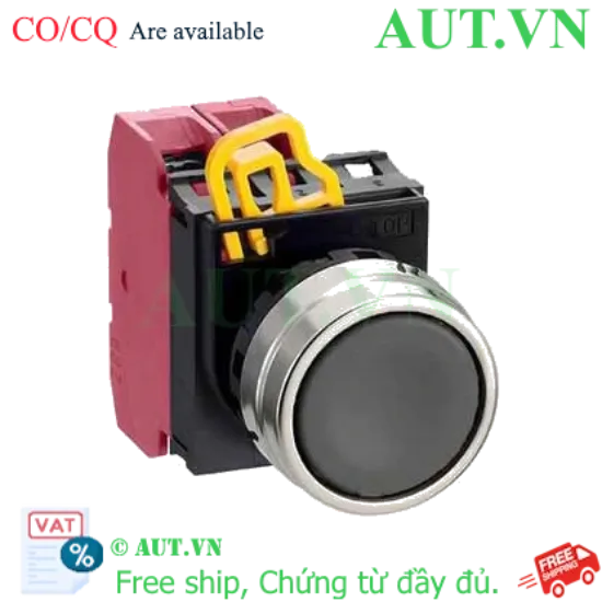 Ảnh của Nút nhấn nhả không đèn IDEC YW4B-M1E02B D22 2NC (Đen)