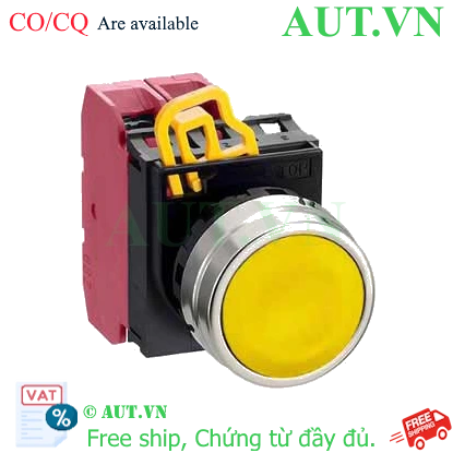 Ảnh của Nút nhấn nhả không đèn IDEC YW4B-M1E02Y D22 2NC (Vàng)