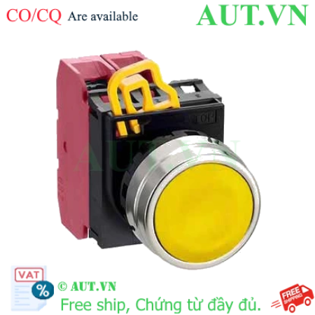 Ảnh của Nút nhấn nhả không đèn IDEC YW4B-M1E02Y D22 2NC (Vàng)