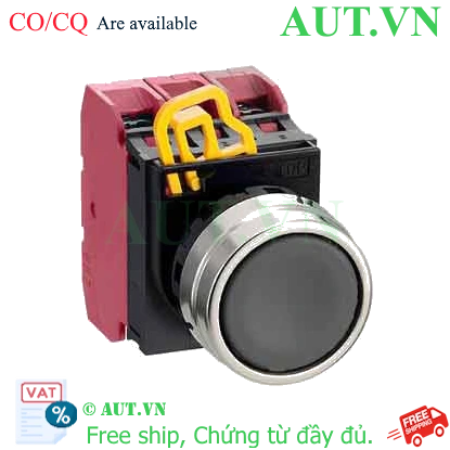 Ảnh của Nút nhấn nhả không đèn IDEC YW4B-M1E03B D22 3NC (Đen)