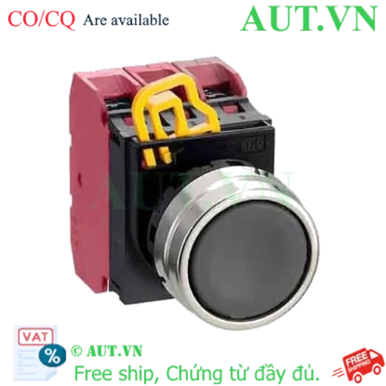 Ảnh của Nút nhấn nhả không đèn IDEC YW4B-M1E03B D22 3NC (Đen)