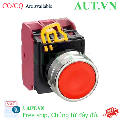 Ảnh của Nút nhấn nhả không đèn IDEC YW4B-M1E03R D22 3NC (Đỏ)