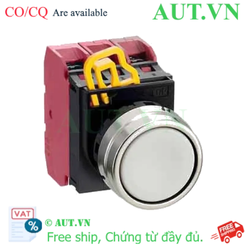 Ảnh của Nút nhấn nhả không đèn IDEC YW4B-M1E03W D22 3NC (Trắng)