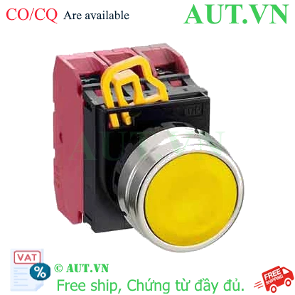 Ảnh của Nút nhấn nhả không đèn IDEC YW4B-M1E03Y D22 3NC (Vàng)