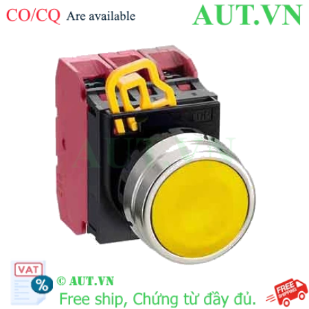 Ảnh của Nút nhấn nhả không đèn IDEC YW4B-M1E03Y D22 3NC (Vàng)