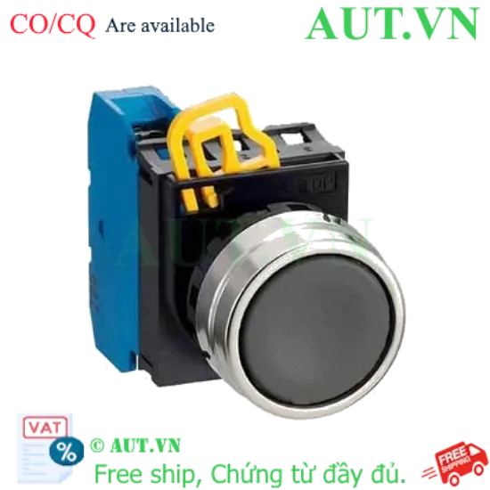 Ảnh của Nút nhấn nhả không đèn IDEC YW4B-M1E10B D22 1NO (Đen)