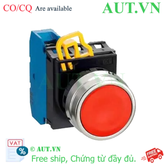 Ảnh của Nút nhấn nhả không đèn IDEC YW4B-M1E10R D22 1NO (Đỏ)