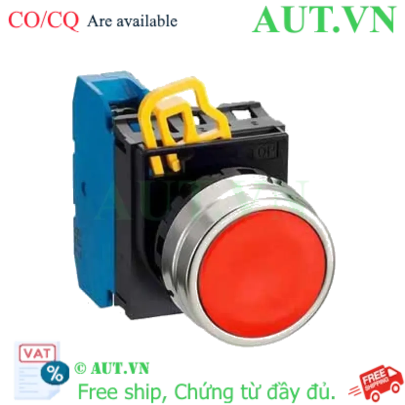 Ảnh của Nút nhấn nhả không đèn IDEC YW4B-M1E10R D22 1NO (Đỏ)