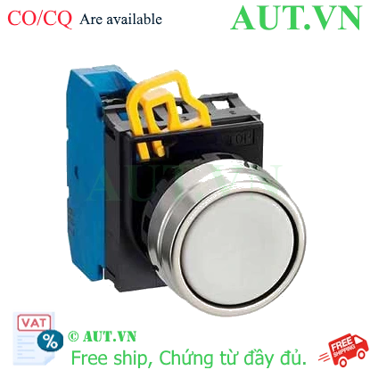 Ảnh của Nút nhấn nhả không đèn IDEC YW4B-M1E10W D22 1NO (Trắng)