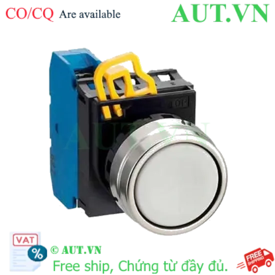 Ảnh của Nút nhấn nhả không đèn IDEC YW4B-M1E10W D22 1NO (Trắng)